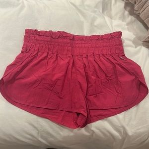 Free People Movement Pink Shorts